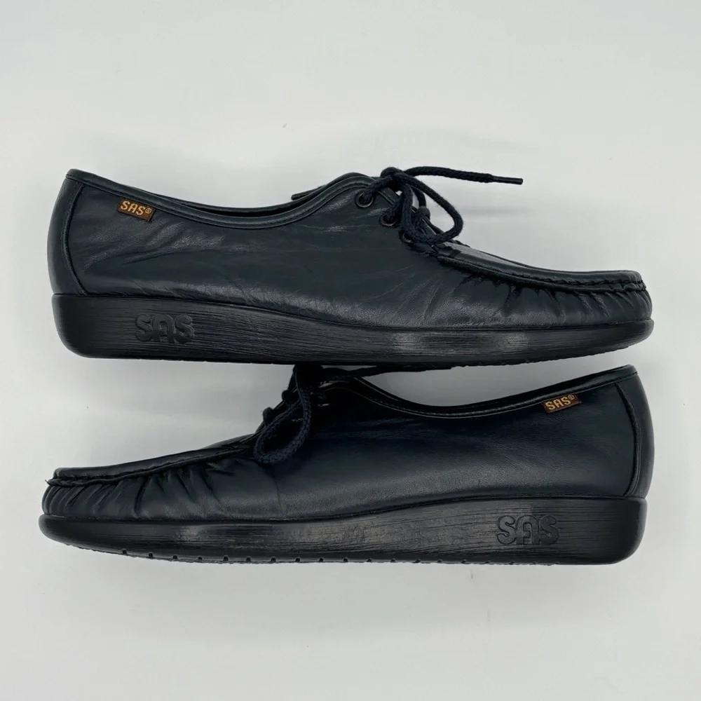 SAS Blue Siesta Lace Up Oxford Women's Sz 9.5 Comfort Workwear